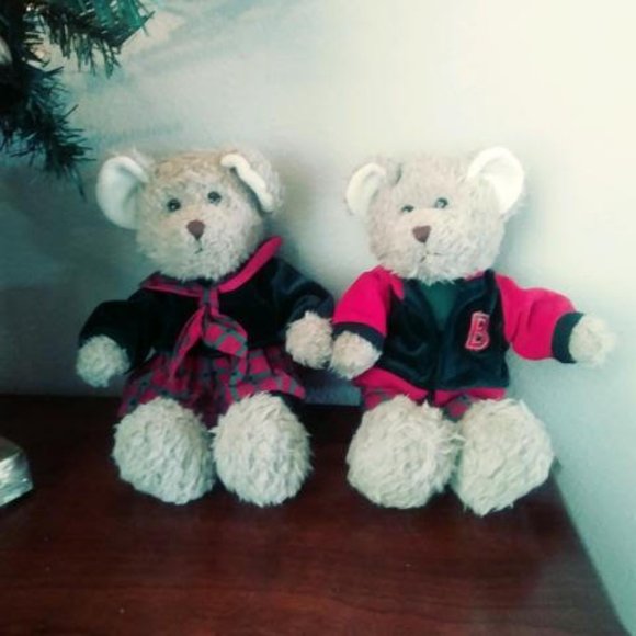 Teddy Bear Christmas Couple - Picture 1 of 10